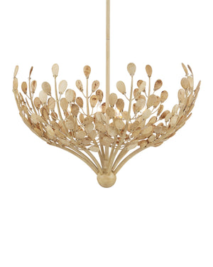 Currey and Company - 9000-1264 - Four Light Chandelier - Maypan - Coco Cream / Natural