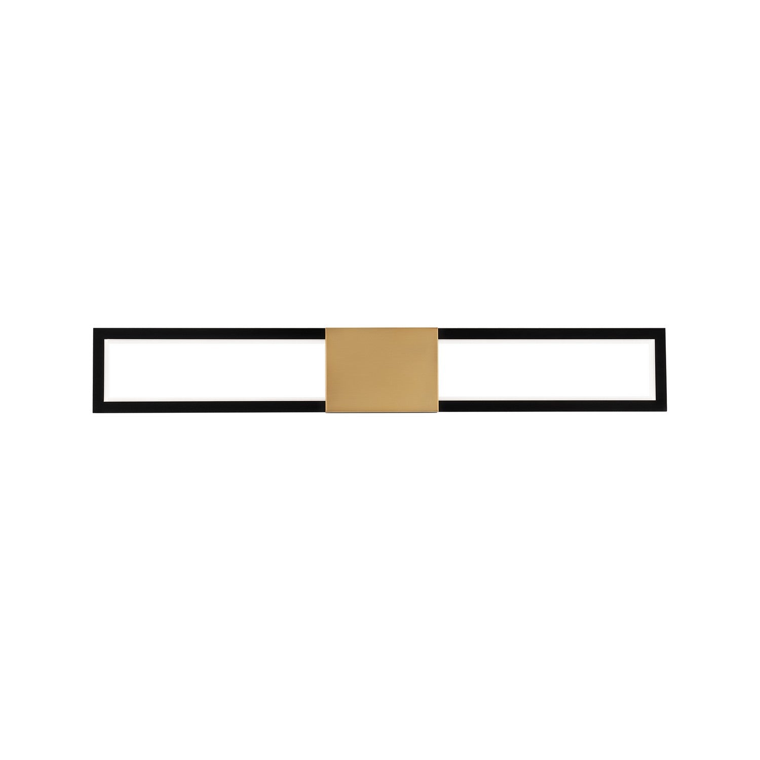 W.A.C. Lighting - WS-83432-BK/AB - LED Bath - Peekaboo - Black/Aged Brass