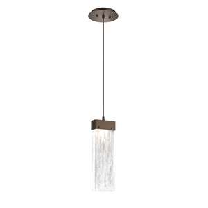 Hammerton Studio - LAB0042-01-FB-CG-C01-L3 - LED Pendant - Parallel - Flat Bronze