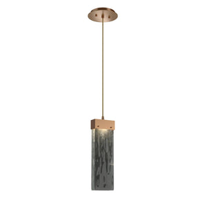 Hammerton Studio - LAB0042-01-NB-SG-C01-L1 - LED Pendant - Parallel - Novel Brass