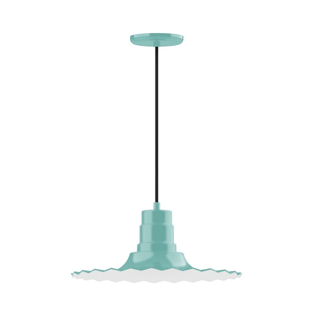 Montclair Light Works - PEB159-48-C22-G06 - One Light Pendant - Radial - Sea Green