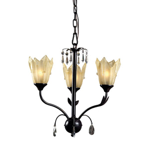 ELK Home - 87401 - Three Light Chandelier - Brown