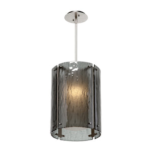 Hammerton Studio - LAB0044-16-BS-SG-001-E2 - One Light Pendant - Textured Glass - Beige Silver