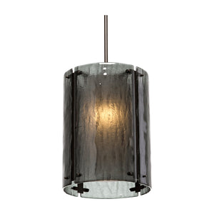 Hammerton Studio - LAB0044-16-FB-SG-001-L3 - LED Pendant - Textured Glass - Flat Bronze