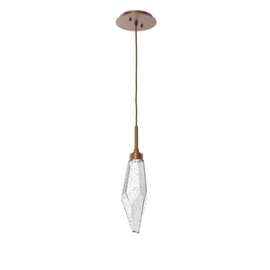 Hammerton Studio - LAB0050-15-BB-CC-C01-L1 - LED Pendant - Rock Crystal - Burnished Bronze