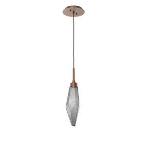Hammerton Studio - LAB0050-15-BB-CS-C01-L3 - LED Pendant - Rock Crystal - Burnished Bronze