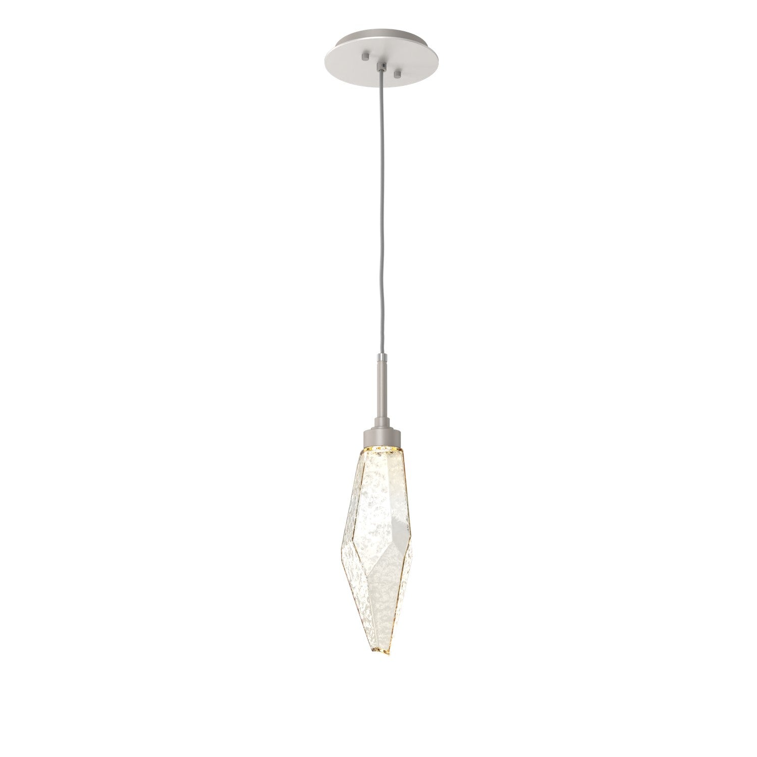 Hammerton Studio - LAB0050-15-BS-CA-C01-L1 - LED Pendant - Rock Crystal - Beige Silver