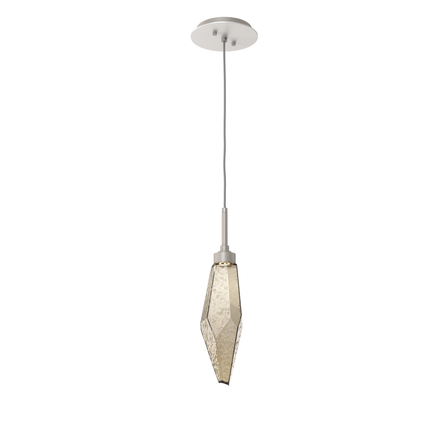 Hammerton Studio - LAB0050-15-BS-CB-C01-L1 - LED Pendant - Rock Crystal - Beige Silver
