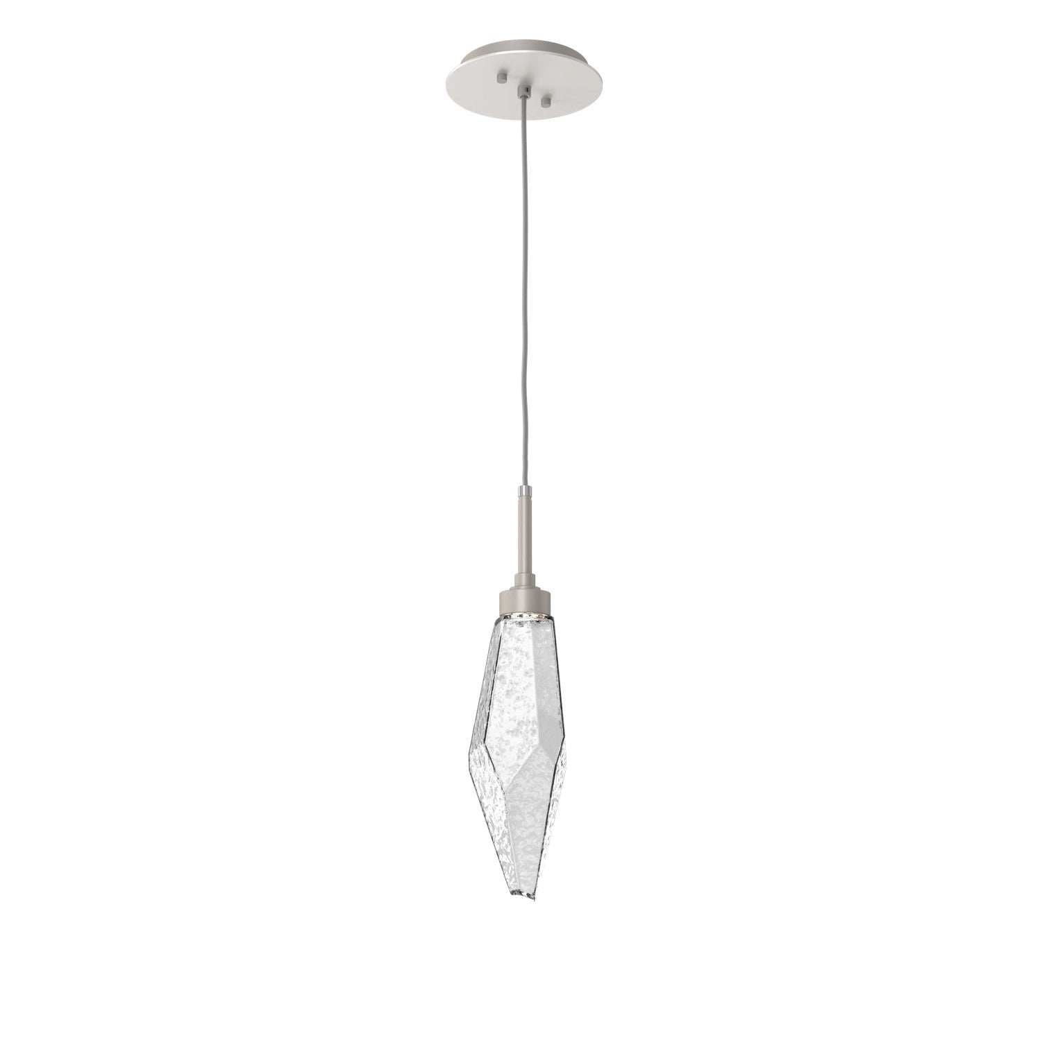 Hammerton Studio - LAB0050-15-BS-CC-C01-L1 - LED Pendant - Rock Crystal - Beige Silver