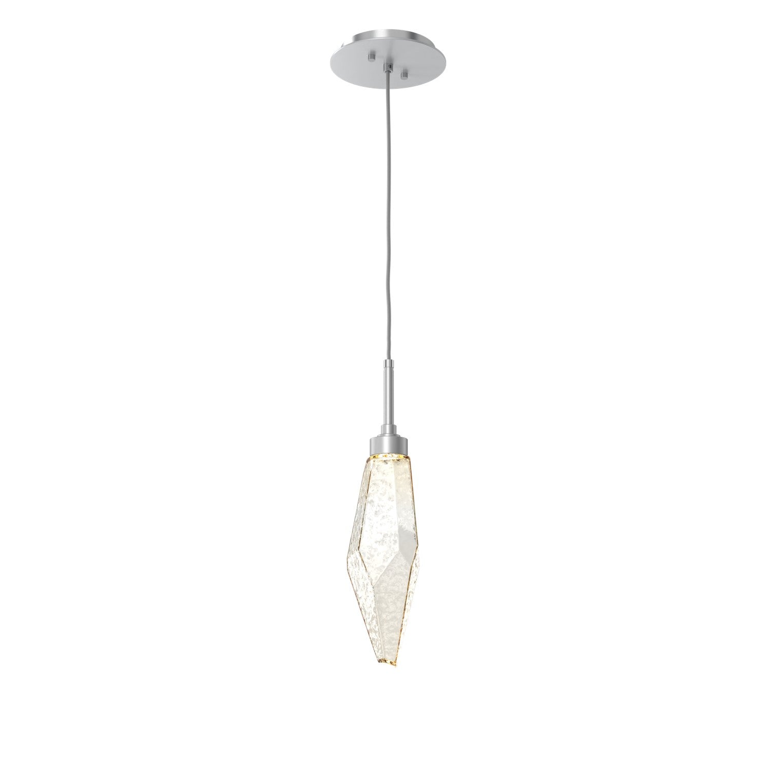 Hammerton Studio - LAB0050-15-CS-CA-C01-L3 - LED Pendant - Rock Crystal - Classic Silver