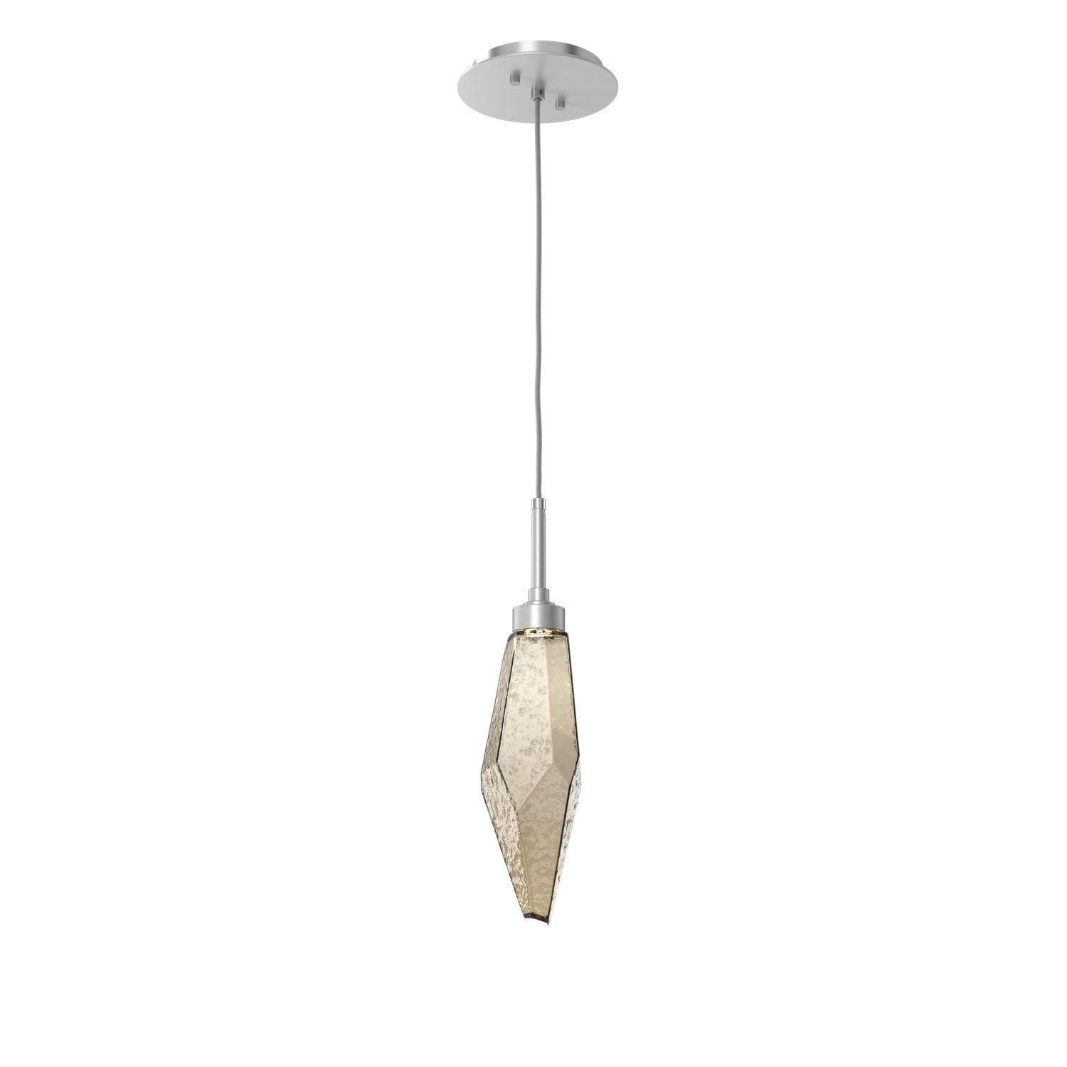 Hammerton Studio - LAB0050-15-CS-CB-C01-L3 - LED Pendant - Rock Crystal - Classic Silver