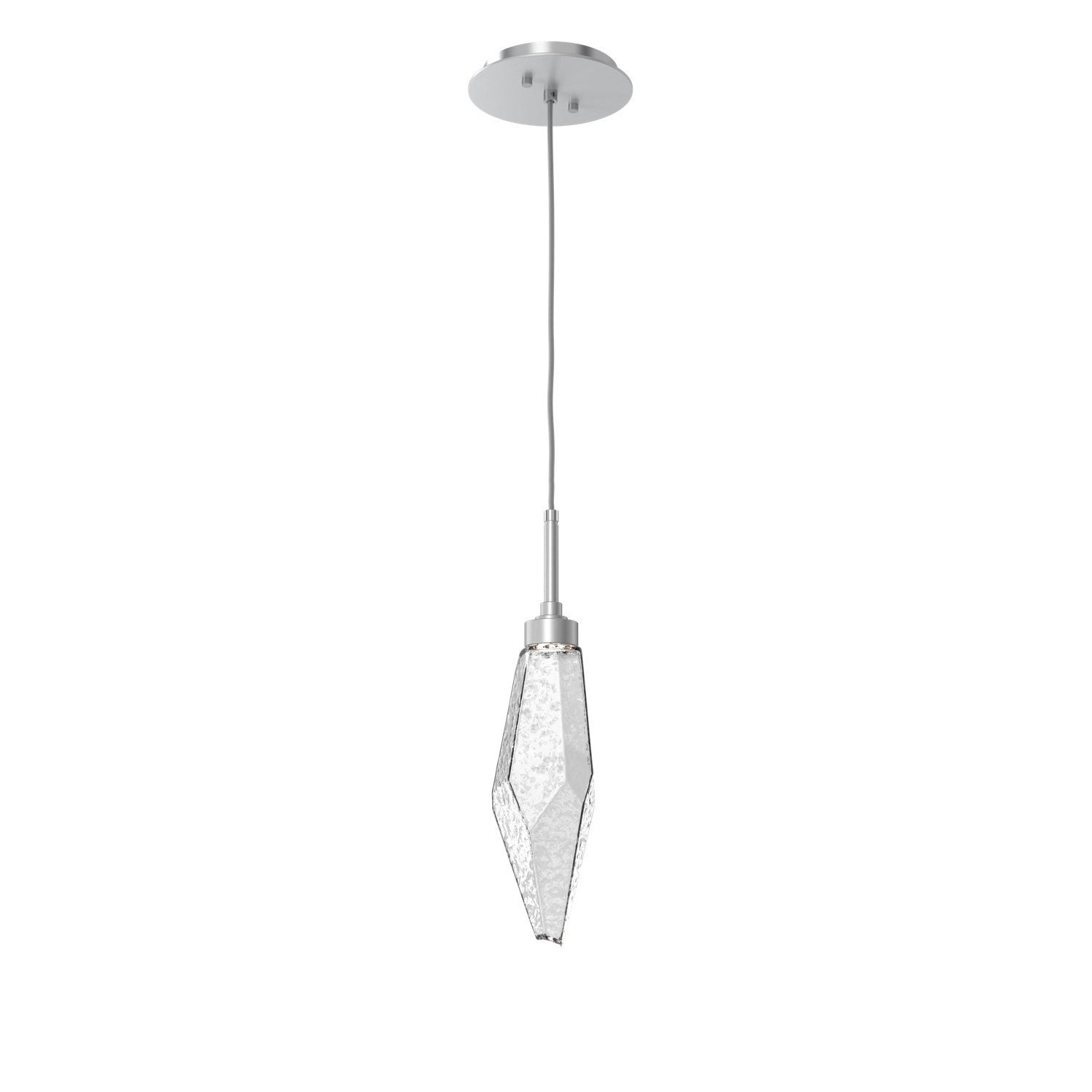 Hammerton Studio - LAB0050-15-CS-CC-C01-L1 - LED Pendant - Rock Crystal - Classic Silver