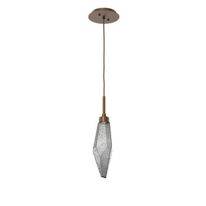 Hammerton Studio - LAB0050-15-FB-CS-C01-L3 - LED Pendant - Rock Crystal - Flat Bronze