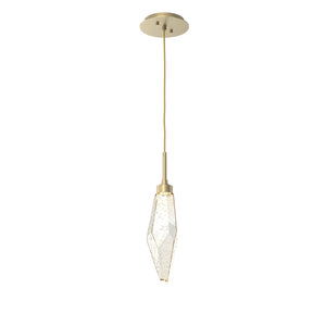 Hammerton Studio - LAB0050-15-GB-CA-C01-L3 - LED Pendant - Rock Crystal - Gilded Brass