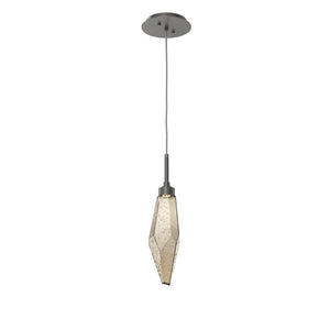 Hammerton Studio - LAB0050-15-GP-CB-C01-L1 - LED Pendant - Rock Crystal - Graphite