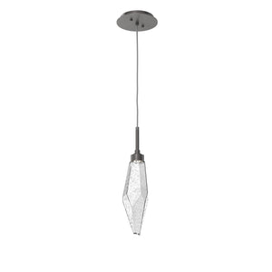 Hammerton Studio - LAB0050-15-GP-CC-C01-L1 - LED Pendant - Rock Crystal - Graphite