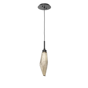 Hammerton Studio - LAB0050-15-MB-CB-C01-L1 - LED Pendant - Rock Crystal - Matte Black