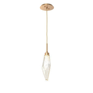 Hammerton Studio - LAB0050-15-NB-CA-C01-L3 - LED Pendant - Rock Crystal - Novel Brass