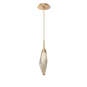 Hammerton Studio - LAB0050-15-NB-CB-C01-L3 - LED Pendant - Rock Crystal - Novel Brass