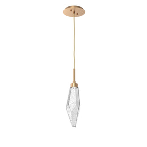 Hammerton Studio - LAB0050-15-NB-CC-C01-L3 - LED Pendant - Rock Crystal - Novel Brass