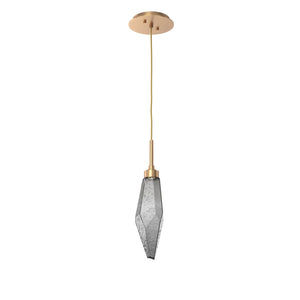 Hammerton Studio - LAB0050-15-NB-CS-C01-L3 - LED Pendant - Rock Crystal - Novel Brass