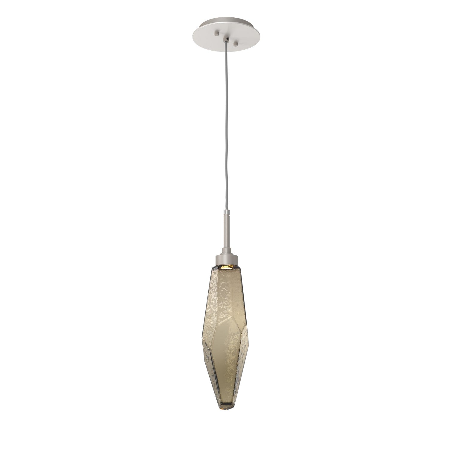 Hammerton Studio - LAB0050-17-BS-CB-C01-L1 - LED Pendant - Rock Crystal - Beige Silver