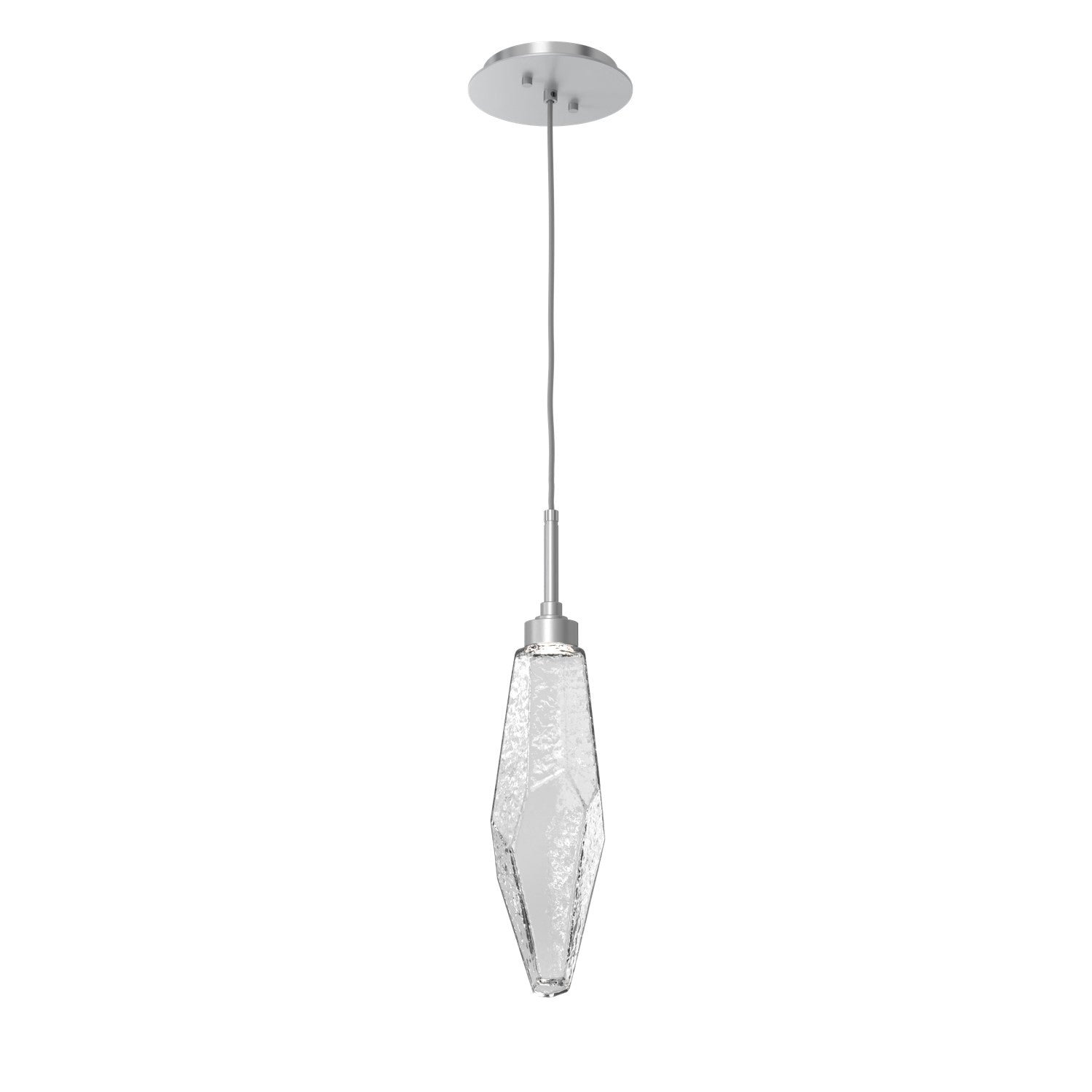 Hammerton Studio - LAB0050-17-CS-CC-C01-L3 - LED Pendant - Rock Crystal - Classic Silver