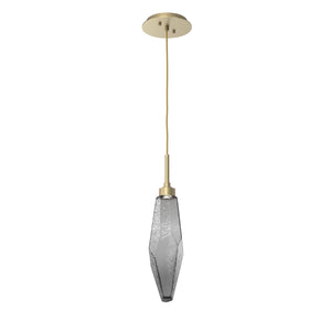 Hammerton Studio - LAB0050-17-GB-CS-C01-L1 - LED Pendant - Rock Crystal - Gilded Brass