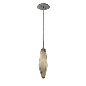 Hammerton Studio - LAB0050-17-GP-CB-C01-L3 - LED Pendant - Rock Crystal - Graphite