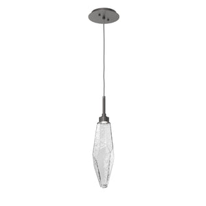 Hammerton Studio - LAB0050-17-GP-CC-C01-L3 - LED Pendant - Rock Crystal - Graphite