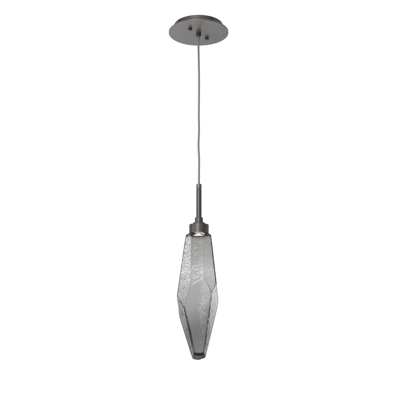 Hammerton Studio - LAB0050-17-GP-CS-C01-L1 - LED Pendant - Rock Crystal - Graphite