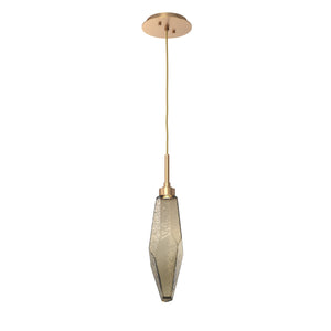 Hammerton Studio - LAB0050-17-NB-CB-C01-L3 - LED Pendant - Rock Crystal - Novel Brass
