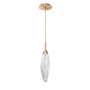 Hammerton Studio - LAB0050-17-NB-CC-C01-L1 - LED Pendant - Rock Crystal - Novel Brass