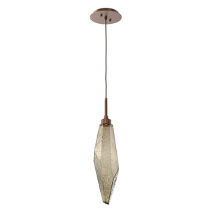 Hammerton Studio - LAB0050-19-BB-CB-C01-L1 - LED Pendant - Rock Crystal - Burnished Bronze