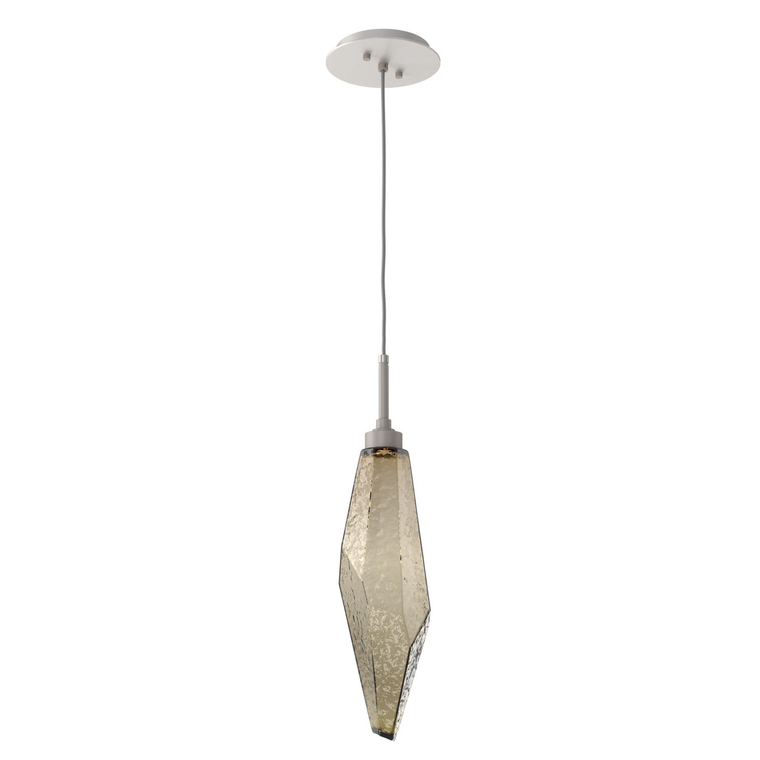 Hammerton Studio - LAB0050-19-BS-CB-C01-L3 - LED Pendant - Rock Crystal - Beige Silver