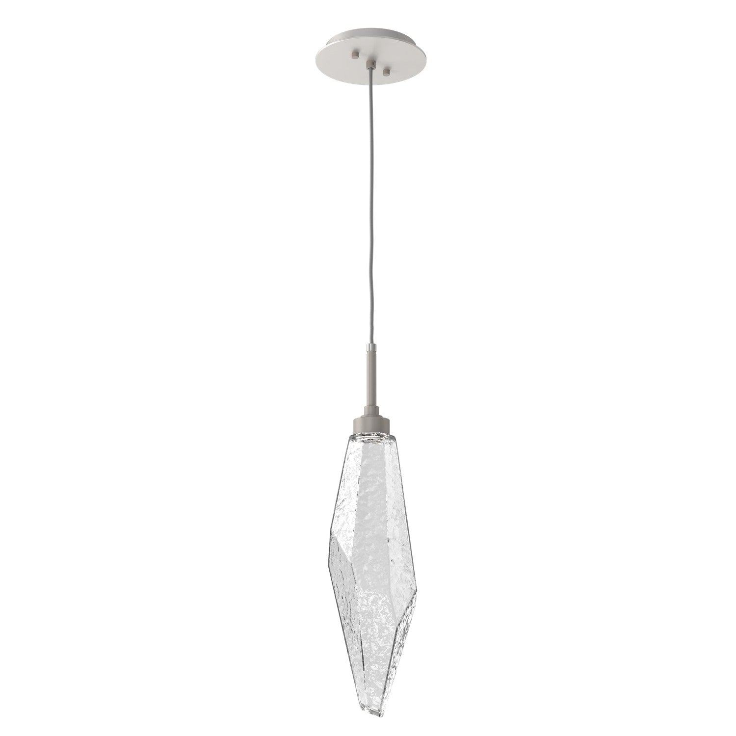 Hammerton Studio - LAB0050-19-BS-CC-C01-L3 - LED Pendant - Rock Crystal - Beige Silver