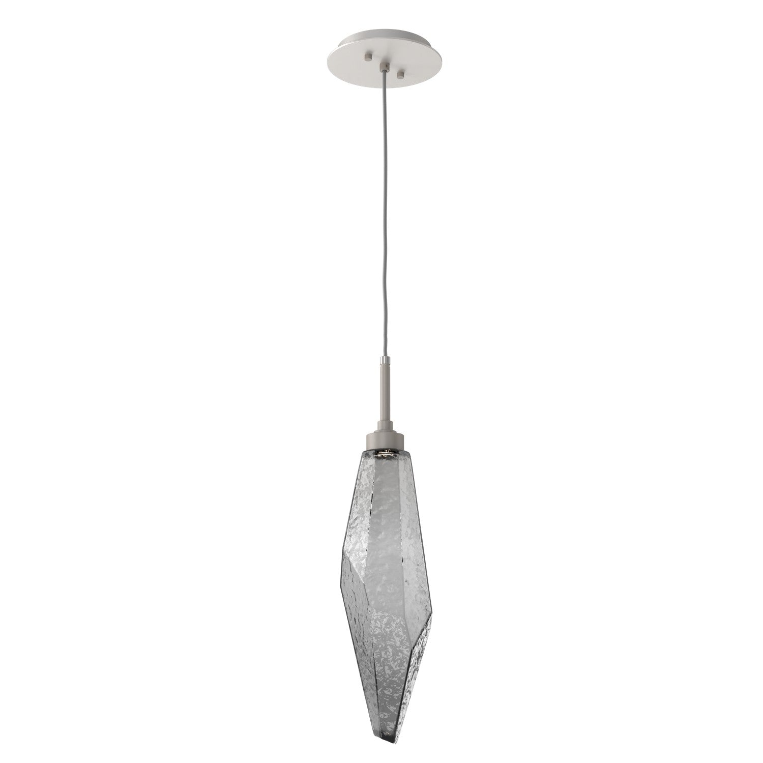 Hammerton Studio - LAB0050-19-BS-CS-C01-L3 - LED Pendant - Rock Crystal - Beige Silver