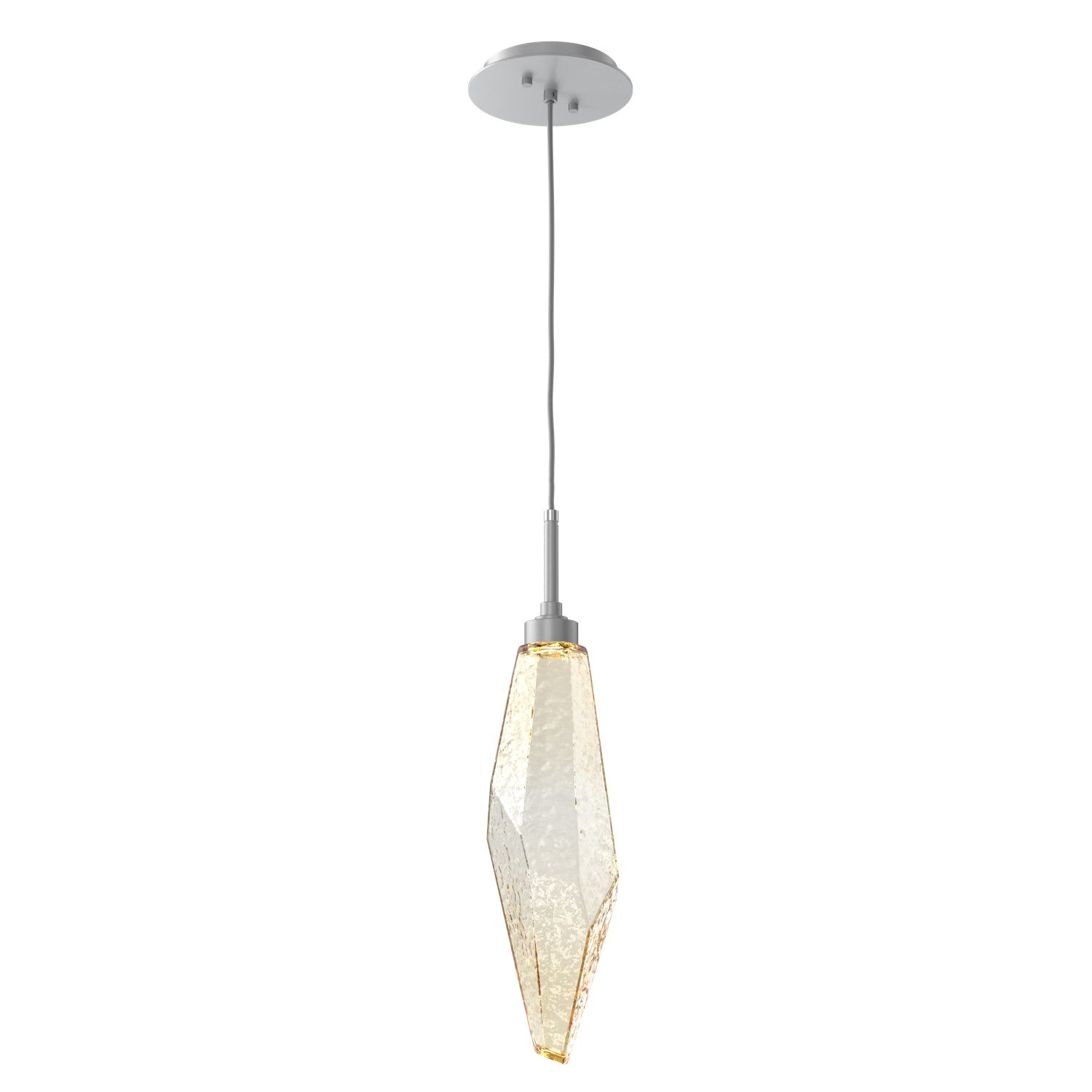 Hammerton Studio - LAB0050-19-CS-CA-C01-L1 - LED Pendant - Rock Crystal - Classic Silver