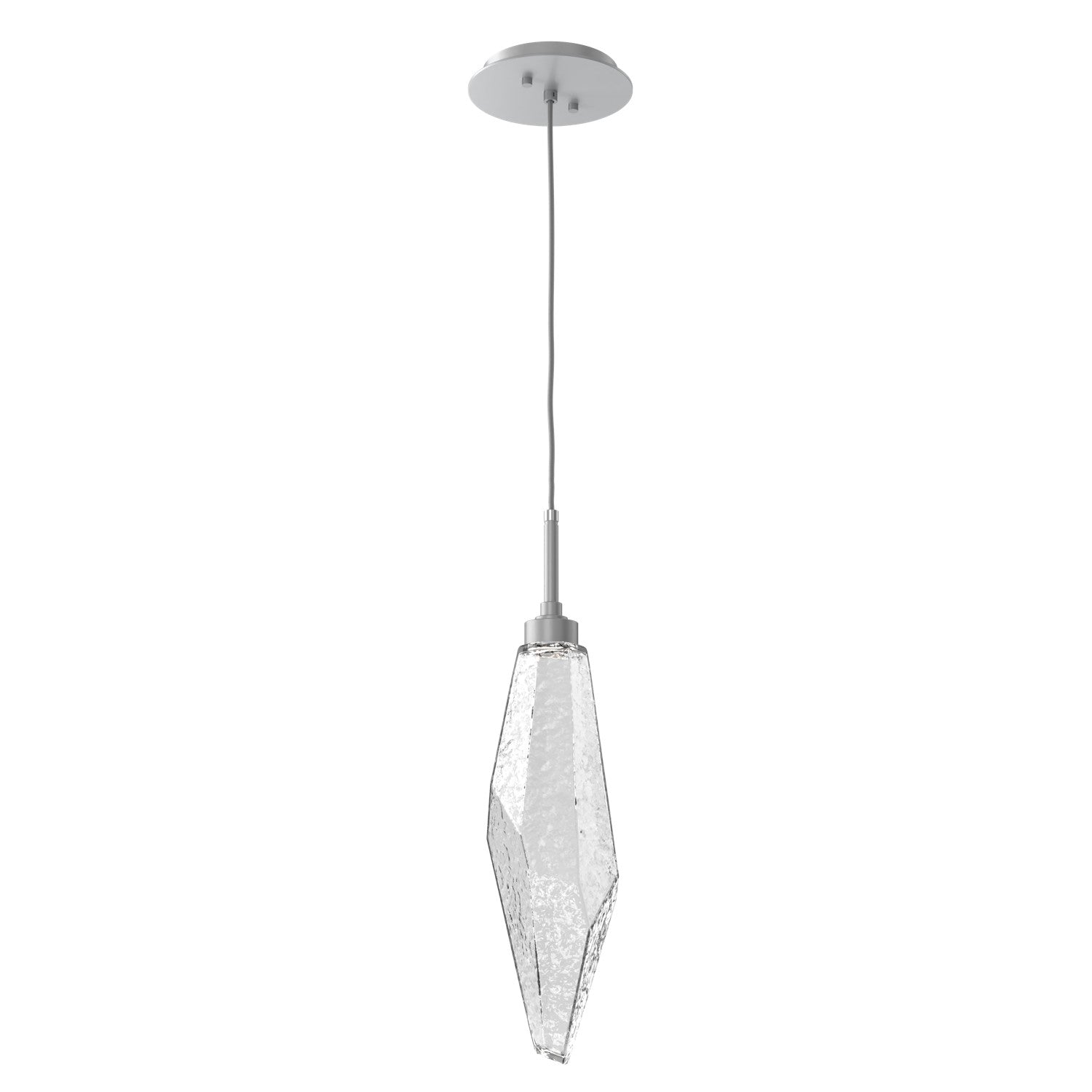 Hammerton Studio - LAB0050-19-CS-CC-C01-L3 - LED Pendant - Rock Crystal - Classic Silver