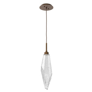 Hammerton Studio - LAB0050-19-FB-CC-C01-L3 - LED Pendant - Rock Crystal - Flat Bronze