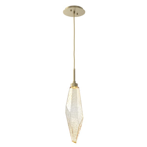 Hammerton Studio - LAB0050-19-GB-CA-C01-L3 - LED Pendant - Rock Crystal - Gilded Brass