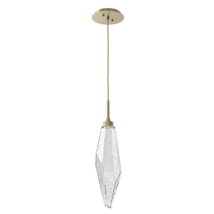 Hammerton Studio - LAB0050-19-GB-CC-C01-L1 - LED Pendant - Rock Crystal - Gilded Brass