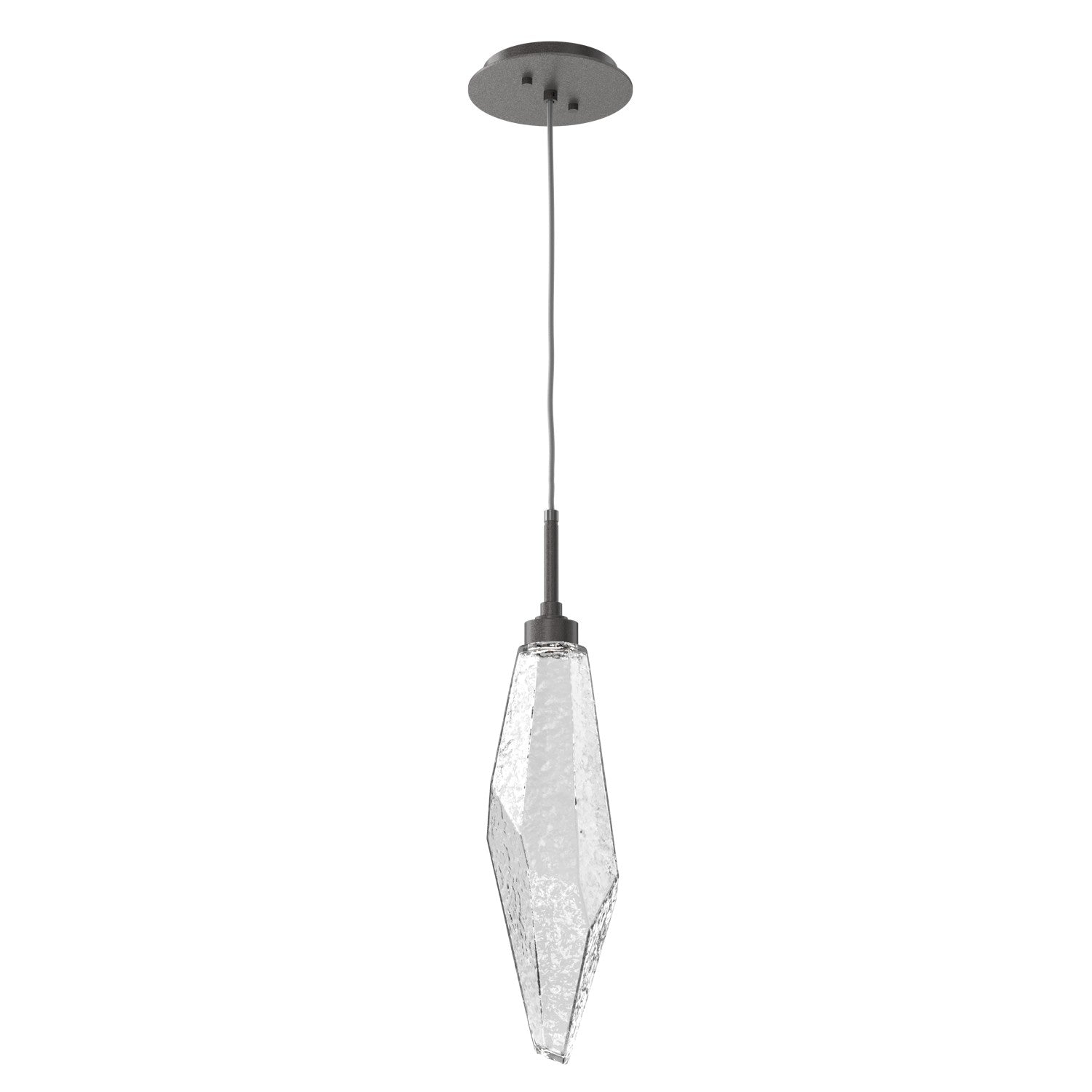 Hammerton Studio - LAB0050-19-GP-CC-C01-L1 - LED Pendant - Rock Crystal - Graphite