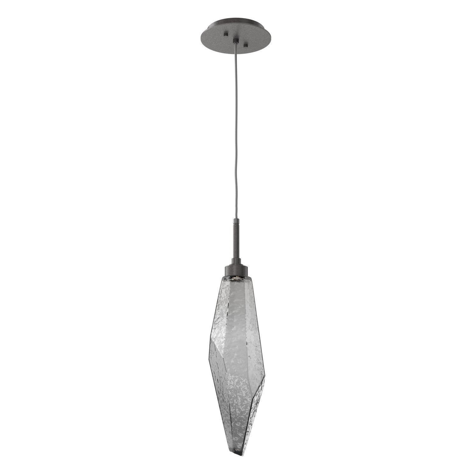 Hammerton Studio - LAB0050-19-GP-CS-C01-L1 - LED Pendant - Rock Crystal - Graphite