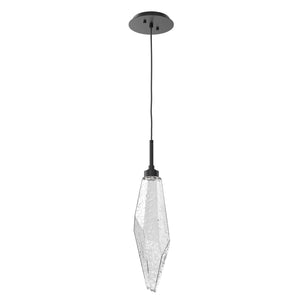 Hammerton Studio - LAB0050-19-MB-CC-C01-L3 - LED Pendant - Rock Crystal - Matte Black