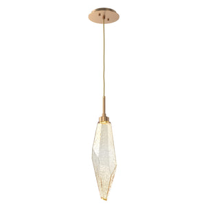 Hammerton Studio - LAB0050-19-NB-CA-C01-L3 - LED Pendant - Rock Crystal - Novel Brass