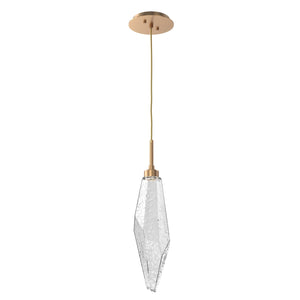 Hammerton Studio - LAB0050-19-NB-CC-C01-L3 - LED Pendant - Rock Crystal - Novel Brass
