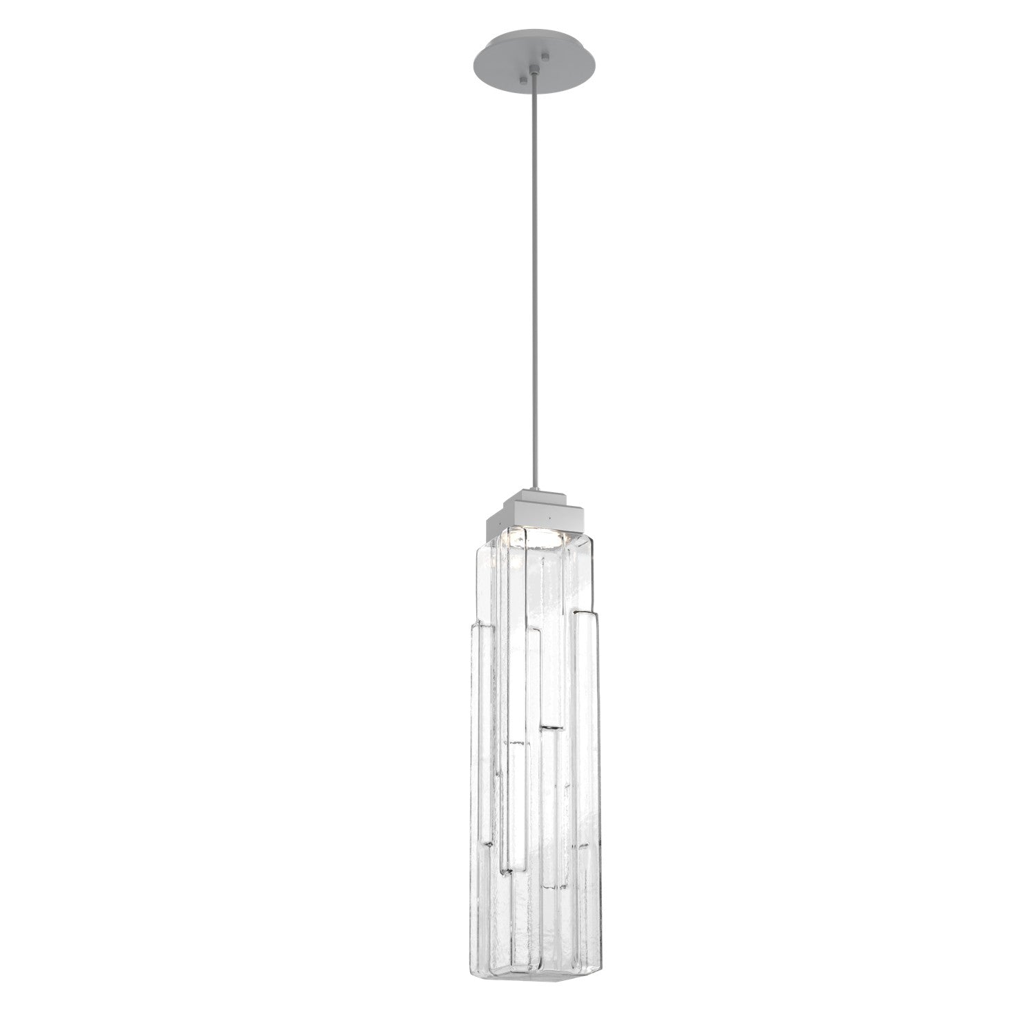 Hammerton Studio - LAB0056-01-CS-LC-C01-L1 - LED Pendant - Ledgestone - Classic Silver