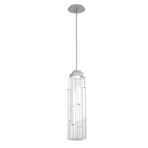 Hammerton Studio - LAB0056-01-CS-LC-C01-L3 - LED Pendant - Ledgestone - Classic Silver