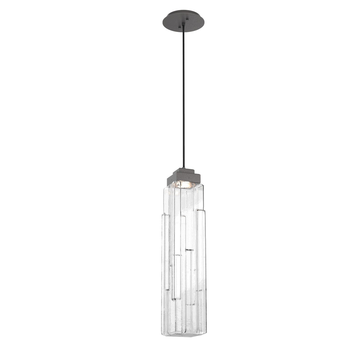 Hammerton Studio - LAB0056-01-GP-LC-C01-L3 - LED Pendant - Ledgestone - Graphite